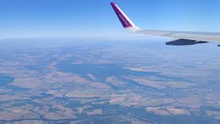 Wizzair A321neo takeoff from Budapest [upl. by Riordan]