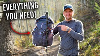 Day Hiking For Beginners · Essential Gear To Take With You [upl. by Mulry]