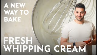 How to make fresh whipping cream thats 100 naturally plantbased [upl. by Nivart]