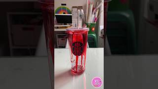 Tutorial Snow Globe Tumbler  Lava Lamp  Vaso Sangriento Halloween craft snowglobetumbler diy [upl. by Lynnette]