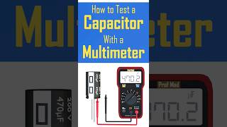 How to test a Capacitor with multimeter [upl. by Kreit772]