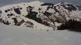 Saalbach  Piste 14 Zwölferkogel  Nordabfahrt [upl. by Oilasor755]