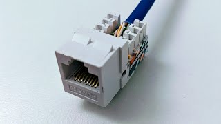 Connect Cat6 cable to jack [upl. by Spike]