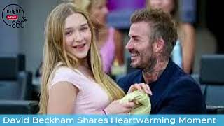 David Beckham Shares Heartwarming Moment with Daughter Harper After Inter Miami Draw [upl. by Missie]