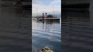 the Waverley paddle steamer sailing down the river clyde [upl. by Michaele]