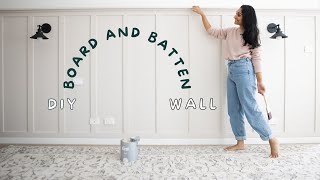 DIY Board and Batten Wall » Master Bedroom Makeover Part 1 [upl. by Winfrid]