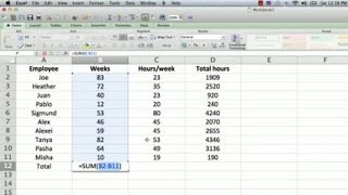 How to Make a Totaling Column Formula in Excel  Using Microsoft Excel [upl. by Ydnim]