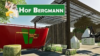 LS19 HOF BERGMANN 4Mischfutter Herstellung für die Kühe  LANDWIRTSCHAFTS SIMULATOR 19 [upl. by Krisha973]