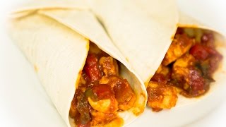 AUTÉNTICOS Burritos de pollo mexicanos Receta de cocina🍅🍋 [upl. by Yelram]