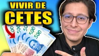 💰 VIVIR de los CETES  ¿Cuánto necesito INVERTIR con impuestos e inflación [upl. by Earlene391]