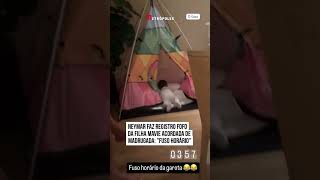 Neymar faz vídeo fofo da filha acordada de madrugada [upl. by Othelia711]