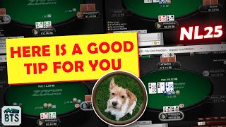 Here Is A Good Tip For You When Playing Deep Stack In Position  MMAsherdog Play amp Explain NL25 Zoom [upl. by Sinaj468]