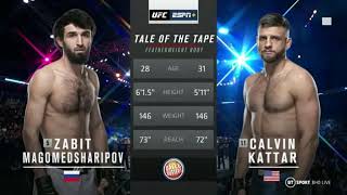 Zabit Magomedsharipov Vs Calvin Kattar full fight [upl. by Rugg]