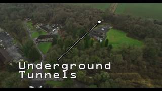 RAF Chilmark Bunkers and Railway DRONE FLIGHT 4K [upl. by Greysun]