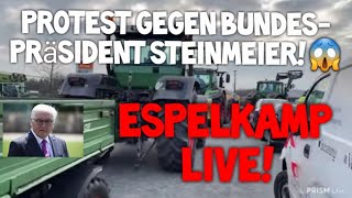 PROTEST 🗣 gegen BUNDESPRÄSIDENT Steinmeier 😱 in Espelkamp 🚜🚛🚗 Live Bauernprotest amp Mittelstand Lsv [upl. by Anela]