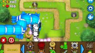 How to defeat MOAB 50x 50000 cash Ballon Tower Defense 5 [upl. by Adams113]