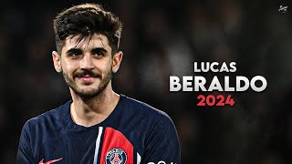 Lucas Beraldo 2024  Defensive Skills Tackles amp Goals  Start at PSG  HD [upl. by Luben]