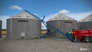 Moderne Getreidelagerung in Silos  Smart Grain Handling von Bintec [upl. by Notlrahc]