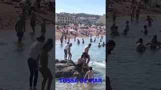 🇪🇸 Spain beach Tossa De Mar  Girona [upl. by Biebel]