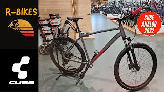 CUBE ANALOG 2022  flashgrey´n´red  SRAM SX  29 inch WALKAROUND [upl. by Haiacim]