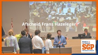 Afscheid Frans Hazeleger [upl. by Adnuhsor]