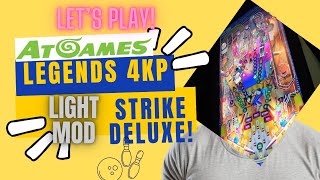 Easy Light Mod Strike Deluxe Pinball AtGames Legends 4KP Gameplay and Abbey Road Album Chat [upl. by Nozicka777]