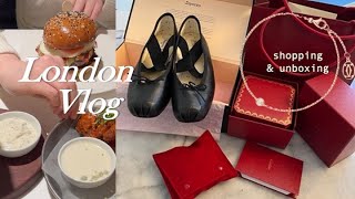 CARTIER bracelet unboxing 💎 Repetto ballet flats  Harrods art gallery  Cat vlog 🐈 [upl. by Dacia]