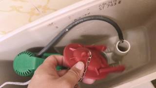 Toilet Leaking Repair  How To Replace Worn Toilet Flapper Toto GMax Drake Toilets [upl. by Gnad]