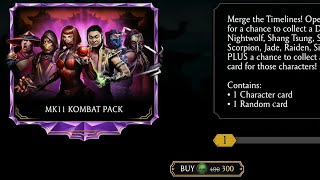 Opening MK11 Pack in Mortal Kombat Mobile [upl. by Dambro60]