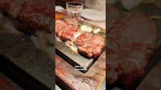 Sizzling Juicy Steak on a Hot Stone 🥩 [upl. by Ahsiken491]