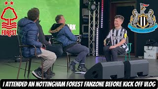 I INVADED the biggest Nottingham Forest FAN ZONE before Newcastle United won 32 [upl. by Zetrom548]