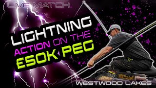 Lightning Action On The £50K Peg WESTWOOD LAKES [upl. by Syl]