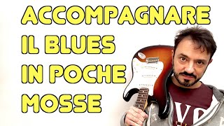 Accompagnare il BLUES con la chitarra  accordi ritmica e pattern blues  primi passi [upl. by Jilli]