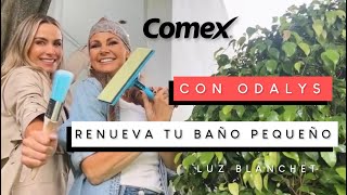 Como RENOVAR un BAÑO PEQUEÑO junto a ODALYS  Luz Blanchet [upl. by Cobby]