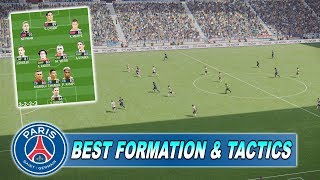 PES 2019  Best Formation amp Tactics for PSG [upl. by Lizette312]