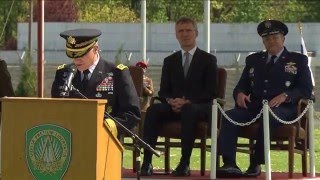 SACEUR Change of Command Ceremony  remarks by incoming SACEUR 04 MAY 2016 [upl. by Hochman]