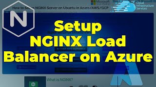 How to InstallSetup Nginx Load Balancer on Azure Load Balancer for Web Servers amp Applications [upl. by Pollux468]