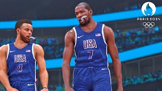 NBA 2K24 Olympics Mode  USA vs Serbia  Ultra Realistic Gameplay [upl. by Connelley]