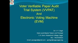 EVM with VVPAT [upl. by Navi]