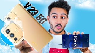 vivo V23 Pro Unboxing amp First Look  Crazy Color Changing Magic  50MP Selfie🔥🔥🔥 [upl. by Hinch]