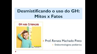 18 🩺 Desmistificando o uso do GH  Hormônio de Crescimento p profissionais de saúde [upl. by Ludlew]