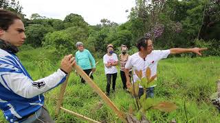 Plantar em Curva de Nível Agrofloresta Sítio Ecológico Semeando Abrindo as portas [upl. by Afatsuom398]