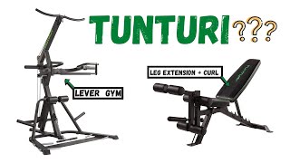 TUNTURI WT85 amp Utility Bench UB60 Leg Extension  Curl  Recensione [upl. by Lebasi51]