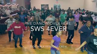 SWS 4ever Line Dance We Dancin Over Here Instructional [upl. by Normi]