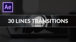 30 Free Line Transitions After Effects Templates [upl. by Ylrad]