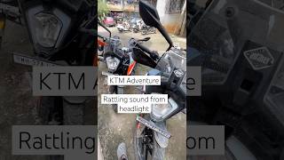 Rattling sound easy fix Headlight noise KTM Adventure 250390 ktmadventure ktmadventurefix [upl. by Elinore]