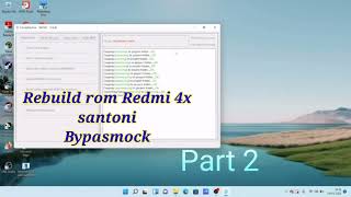 Cara rebuild rom bypass mock redmi 4x Fastboot Part 2 [upl. by Lleze]