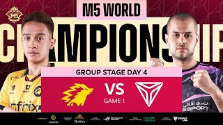 ENG M5 Group Stage Day 4 ONIC vs TE Game 1 [upl. by Tj]