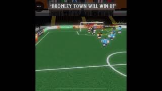 quotBROMLEY TOWN WILL WIN D1quot  WEST SHIELDS TRASH BROMLEY TOWN IN THE COMMUNITY SHIELD robloxfootball [upl. by Rohclem64]