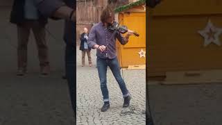 awesome performance by street violinist [upl. by Yaluz]